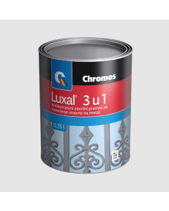 CHROMOS lak emajl 3u1 smeđi 0,75L Luxal uljani