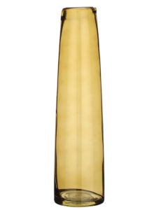 MICA vaza žuta Xandra 10x37,5 cm