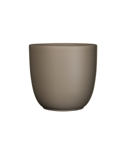 MICA saksija ukrasna Tusca mat taupe FI14,5cm