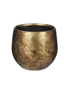 MICA saksija ukrasna Douro metal - zlatna fi 19 cm
