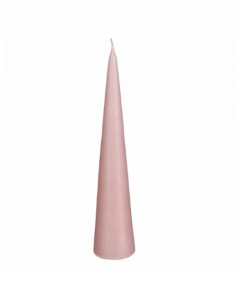 MICA svijeća konus roza 25x5 cm