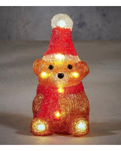 NOVOGODIŠNJA figura medo 10LED na baterije