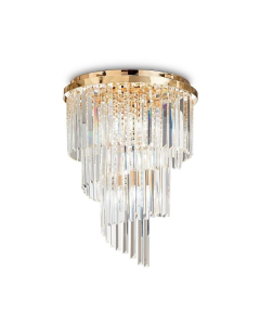 IDEAL LUX luster Carlton PL12 Gold