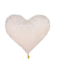 ATMOSPHERA ružičasti jastuk, oblik srca 40 x 9 x 45 cm, srcasti oblik