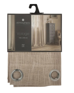 ATMOSPHERA zavjesa Alton 140x240cm boja lana