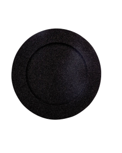 ATMOSPHERA tanjir crni sa gliterima 33 cm