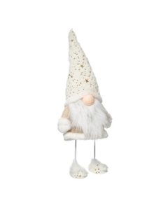 ATMOSPHERA figura skandinavskog Djed Mraza sa svjetlucavom kapom 45 cm