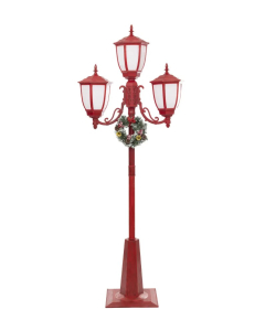 FÉÉRIC LIGHTS & CHRISTMAS stub sa tri svjetleće lanterne H215cm i vijencem