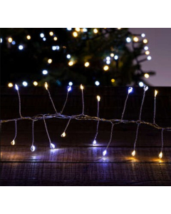 FÉÉRIC LIGHTS & CHRISTMAS lampice 2,5m sa 200 toplo - hladno bijelih sijalica