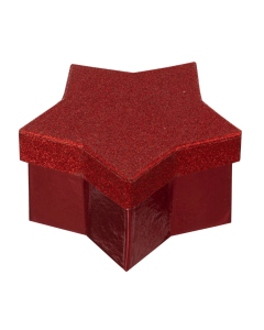 FÉÉRIC LIGHTS & CHRISTMAS kutija crvena zvijezda 7,5 cm