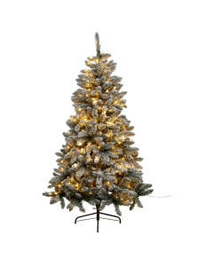 ATMOSPHERA jelka snježna sa lampicama Flock Lord 180cm