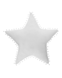 JASTUK ukrasni Star bijeli 50x50cm