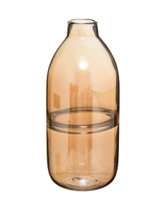 ATMOSPHERA vaza u obliku boce Amber 13,7x30cm