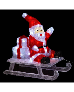 ATMOSPHERA dekoracija vanjska Deda Mraz 60 LED