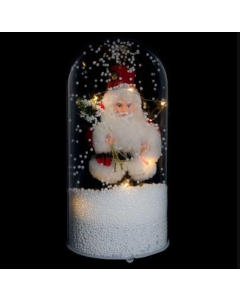 FÉÉRIC LIGHTS & CHRISTMAS kugla snježna - Djeda Mraz H25cm