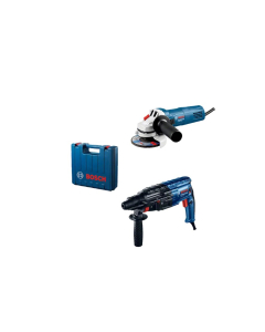 BOSCH set bušilica GBH240 + brusilica GWS 750-115