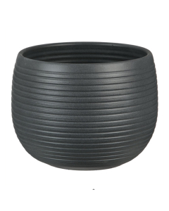 SCHEURICH saksija ukrasna Graphite stone fi24cm