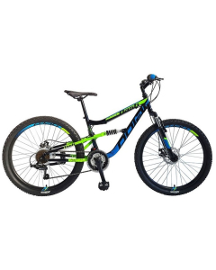 POLAR bicikl Flash black-blue-green 22