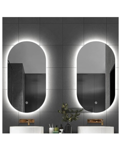 LED ogledalo ovalno 65x90cm