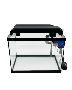 AKVARIJUM stakleni crni 50x37x28cm