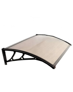 NADSTREŠNICA bronza sa crnim nosačima 150x150cm