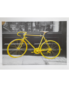 SLIKA žuti bicikl 80x120cm