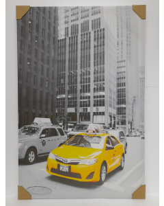 SLIKA žuti taksi 60x90cm