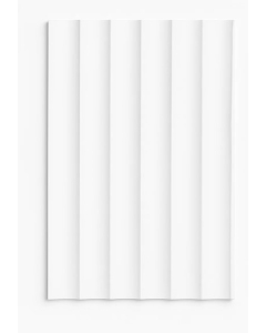 STRONGPRO panel dekorativni valoviti bijeli 2900x160x15mm