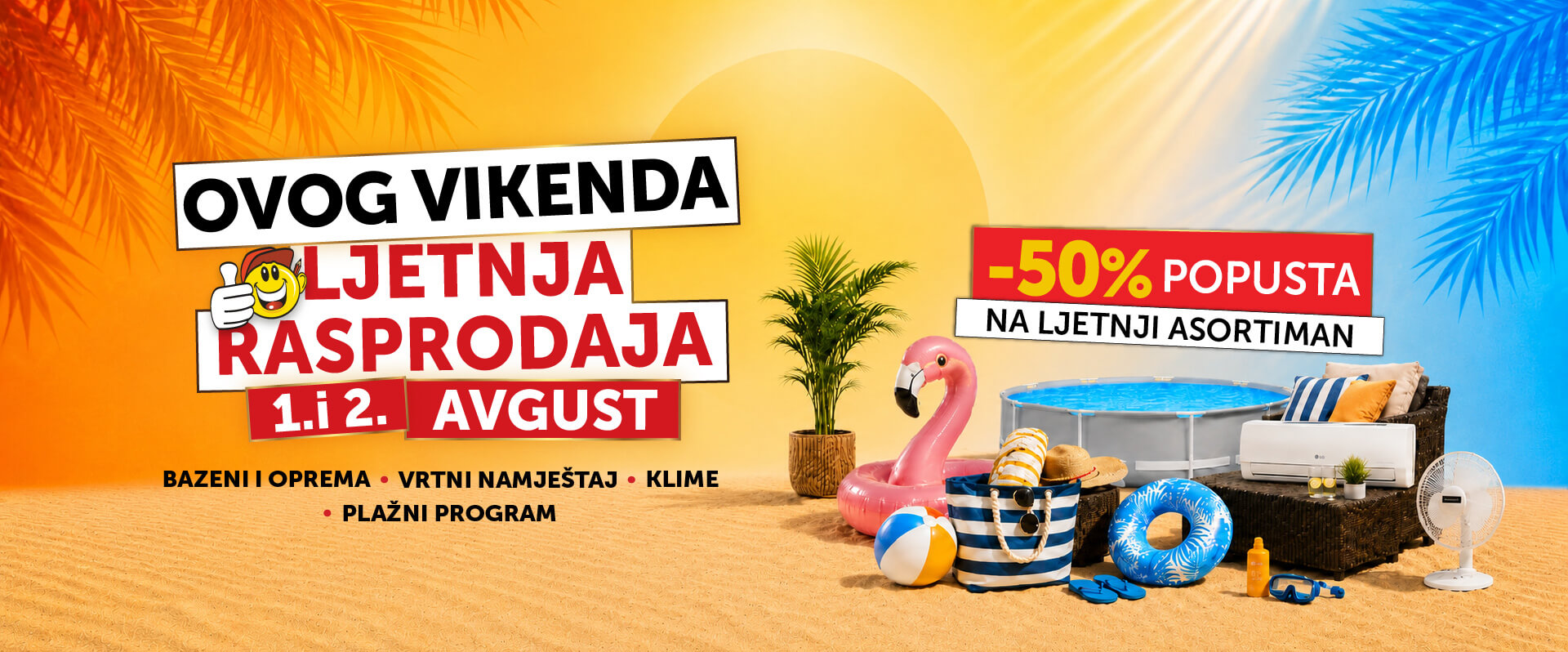 Velika ljetnja rasprodaja u Centrumu ljetnog asortimana